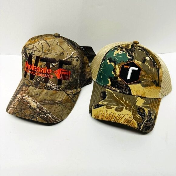 Camouflage Baseball Caps, Set of‎ 2 - Picture 1 of 3